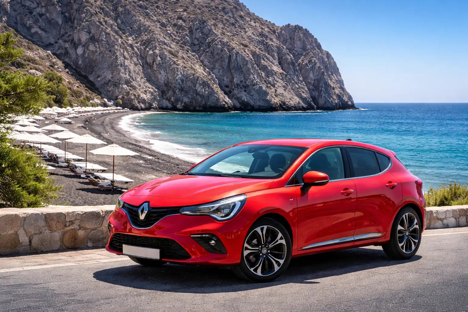 Auto compact a Santorini