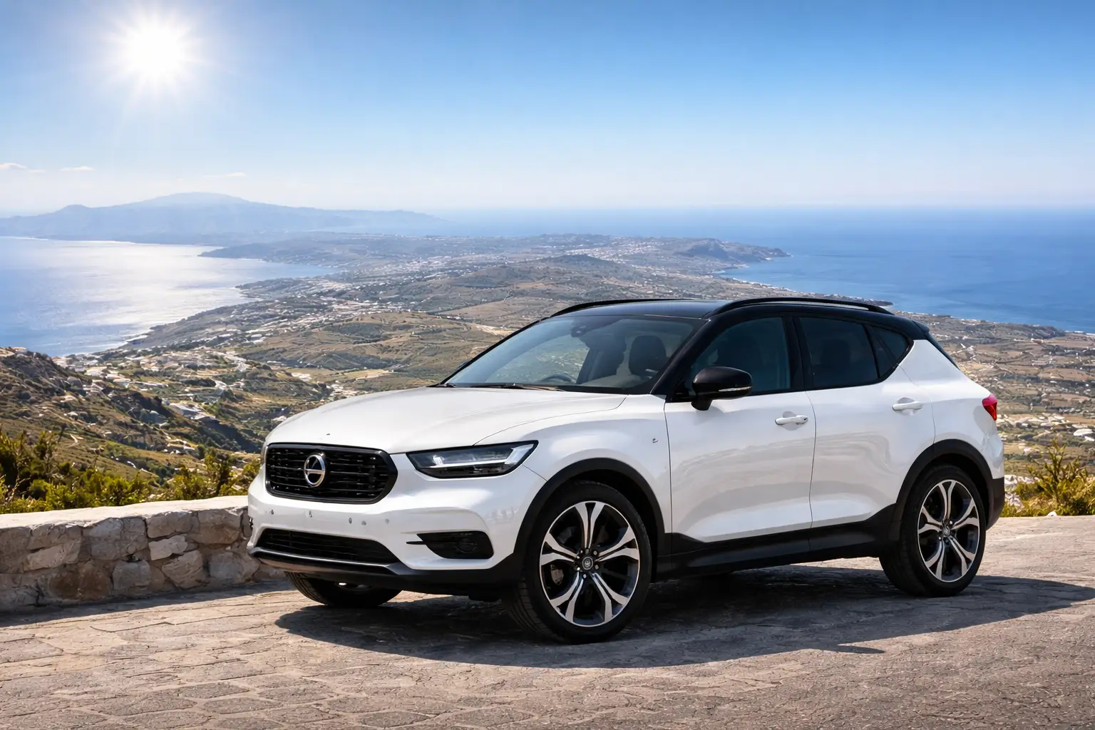 SUV light in area panoramica